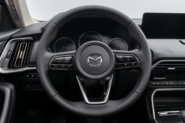 Mazda CX-90 steering wheel view