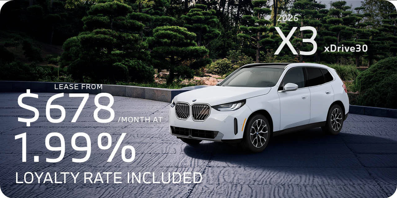 2026 W3 xDrive30 | From $678 monthly at 1.99%