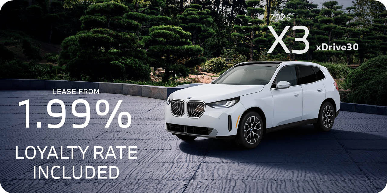 2026 X3 xDrive30 | Lease from 1.99%
