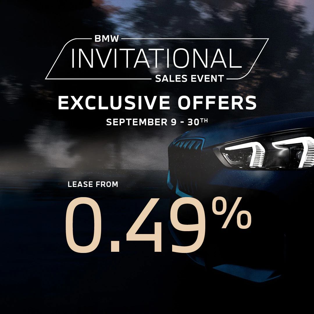 BMW Invitational Sale - Sept 9 - 30 - Lease from 0.49%