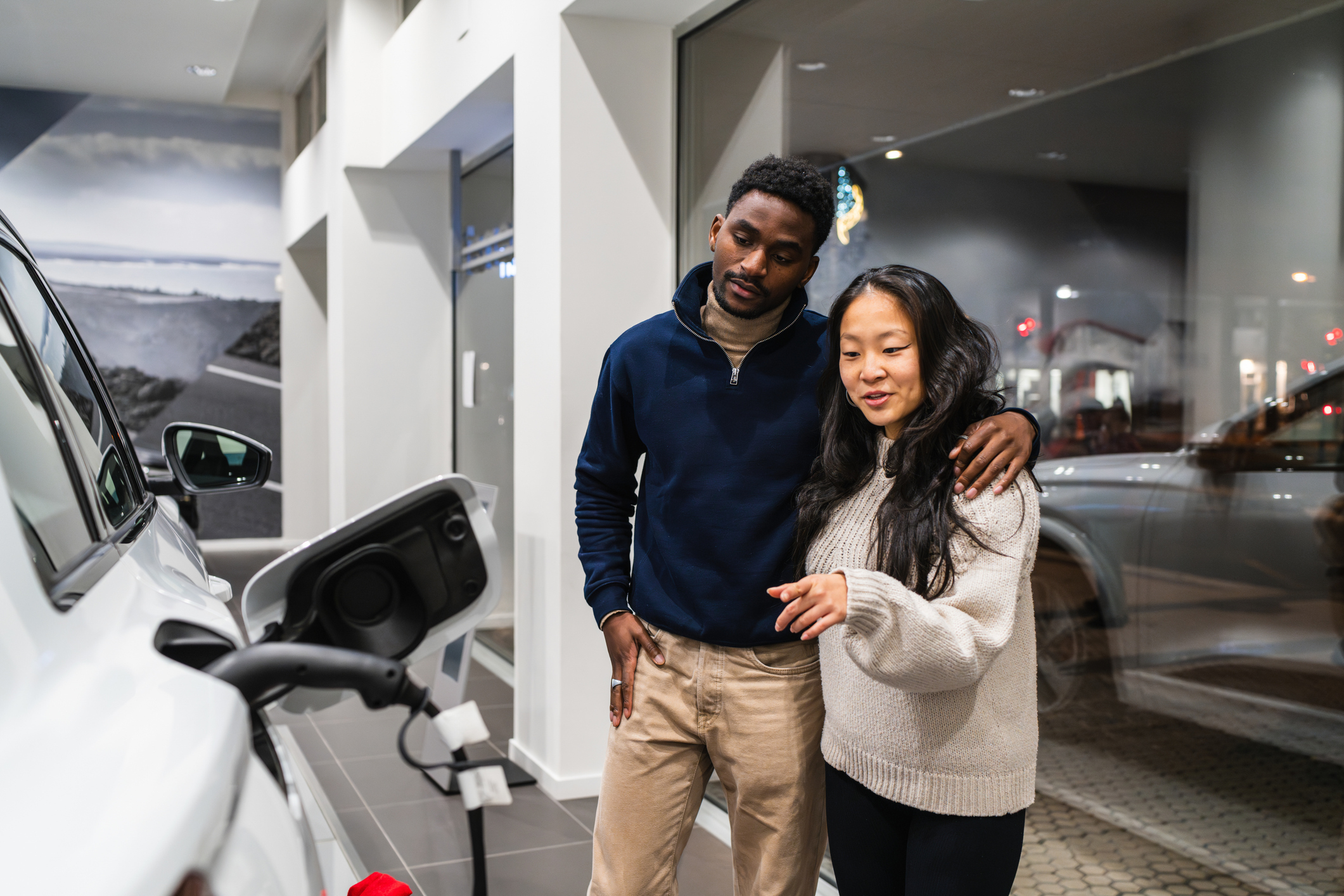 Electric vehicle shopping