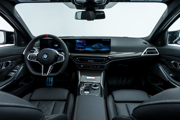 BMW M340i cockpit view