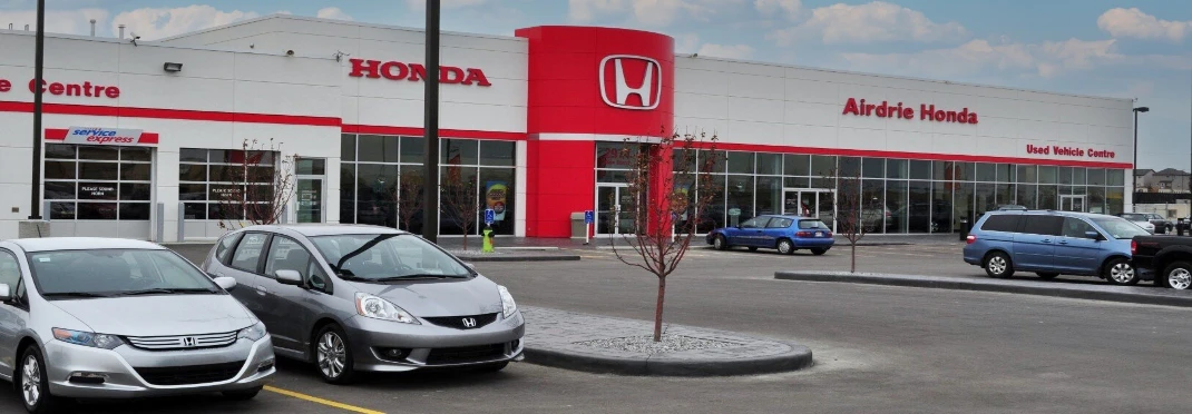 Photo of the outside of the Airdrie Honda dealership