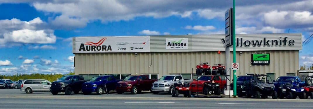 Photo of the outside of the Aurora Dodge dealership