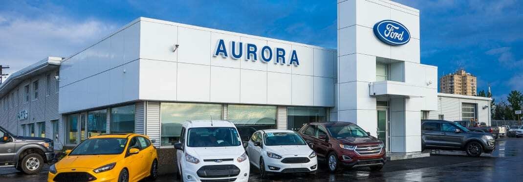 Photo of the outside of the Aurora Ford Hay River dealership