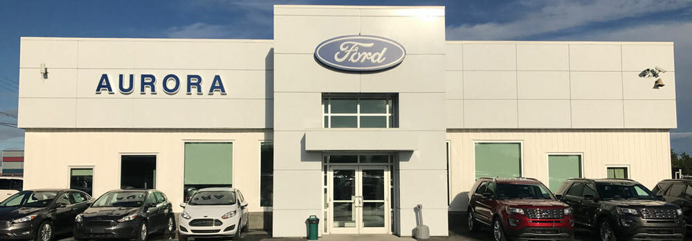Photo of the outside of the Aurora Ford Yellowknife dealership