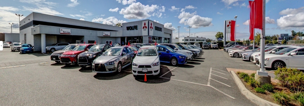Photo of the outside of the Go Langley Mitsubishi dealership