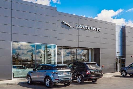 Photo of the outside of the Jaguar Land Rover Calgary dealership