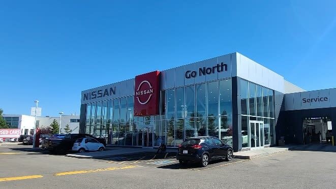 Photo of the outside of the Go Nissan North dealership