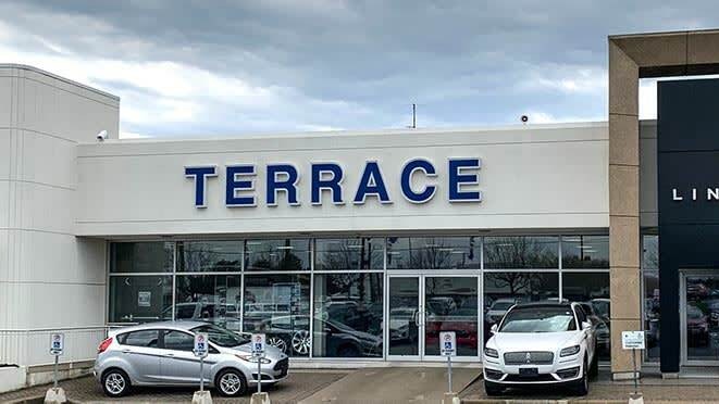 Photo of the outside of the Terrace Ford Lincoln dealership