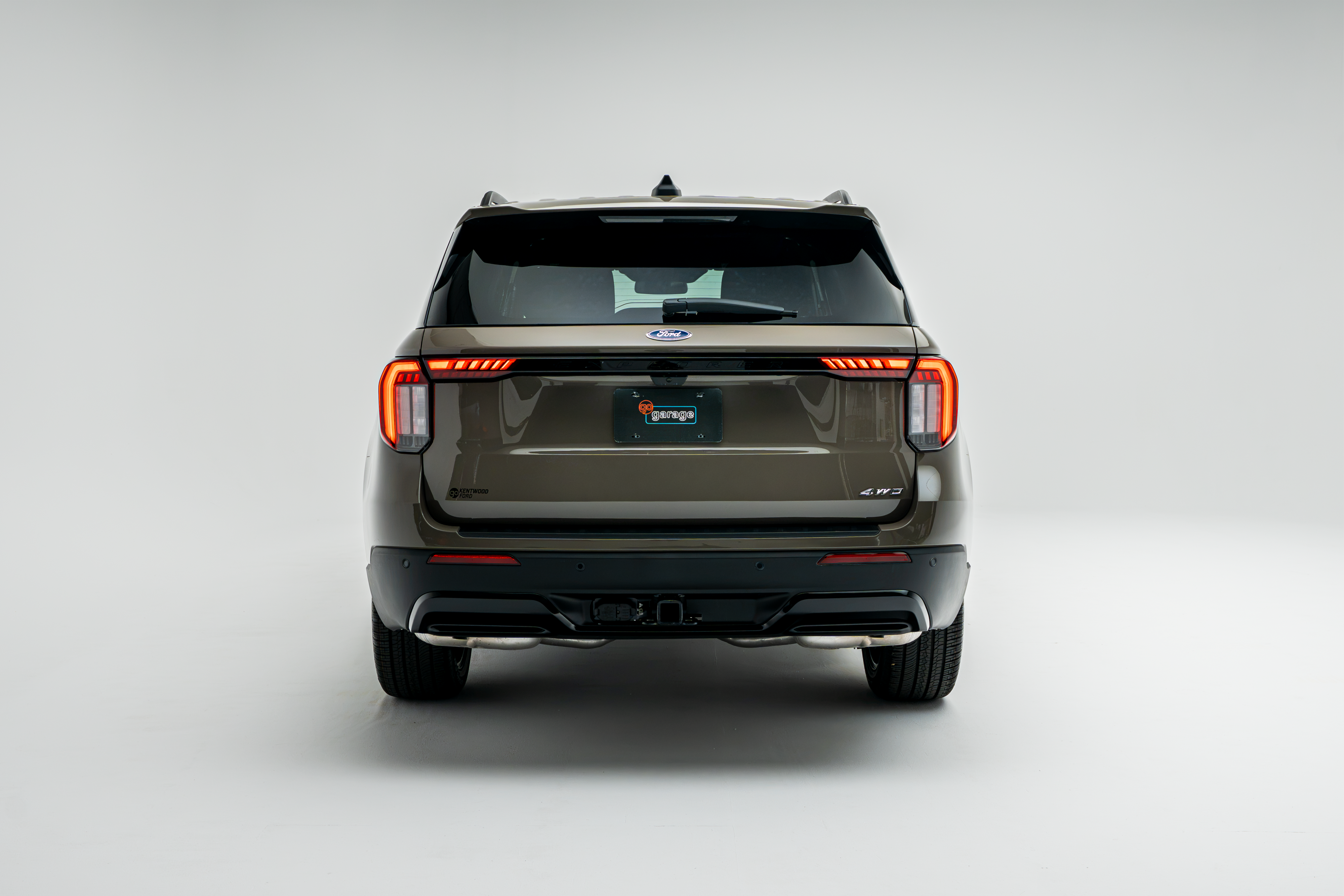 2026 Ford Explorer ST-Line rear view showing taillights and badge
