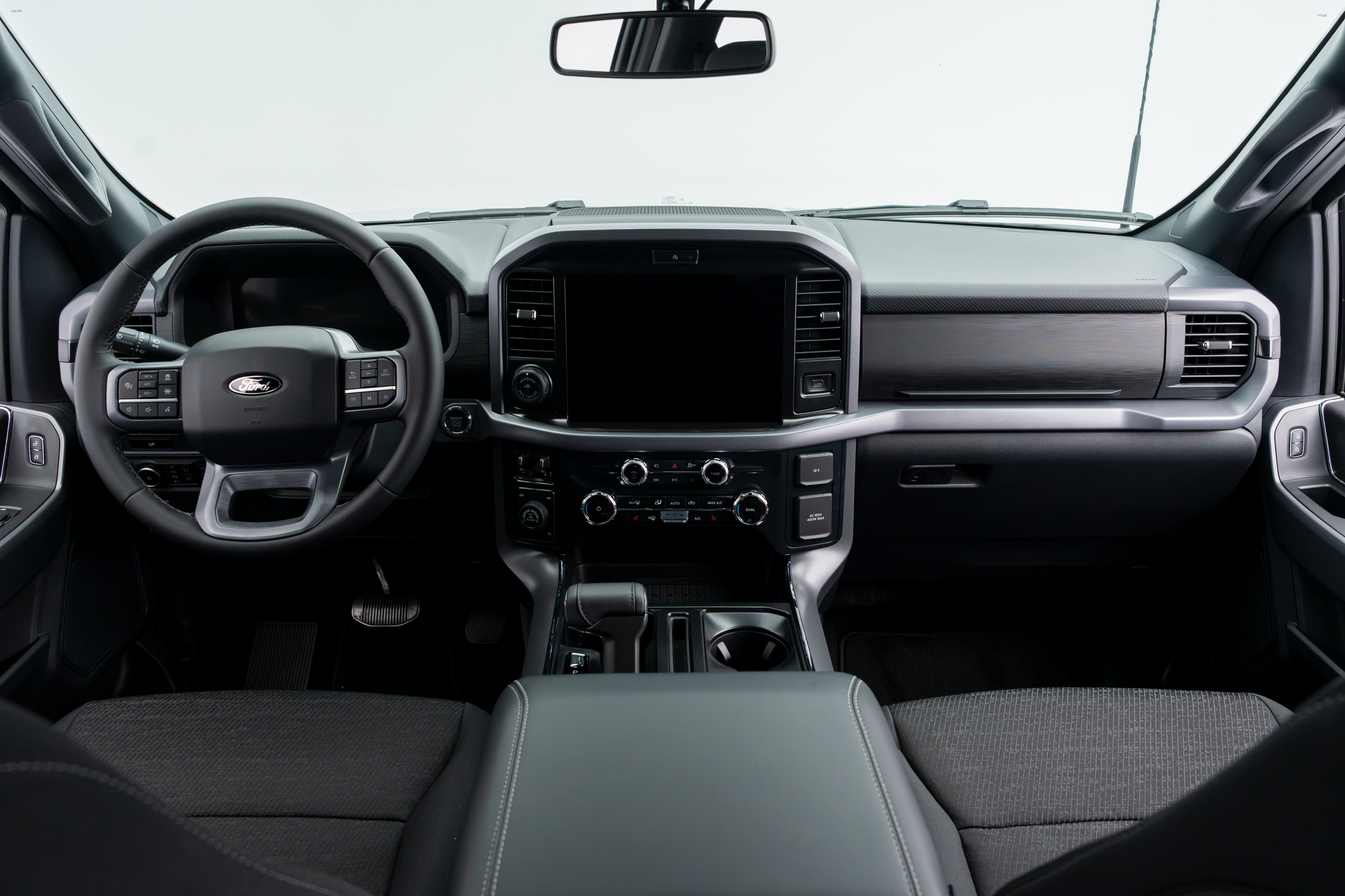 2026 Ford F-150 XLT dashboard and steering wheel interior cockpit view