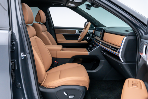 Front Passenger entry in the 2026 Hyundai Santa Fe Hybrid