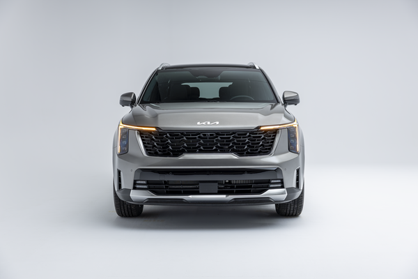 2026 Kia Sorento front view against white background