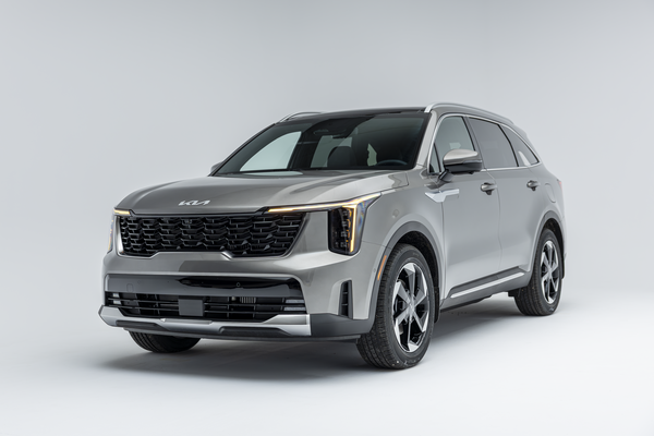 2026 Kia Sorento three-row SUV displayed against white background