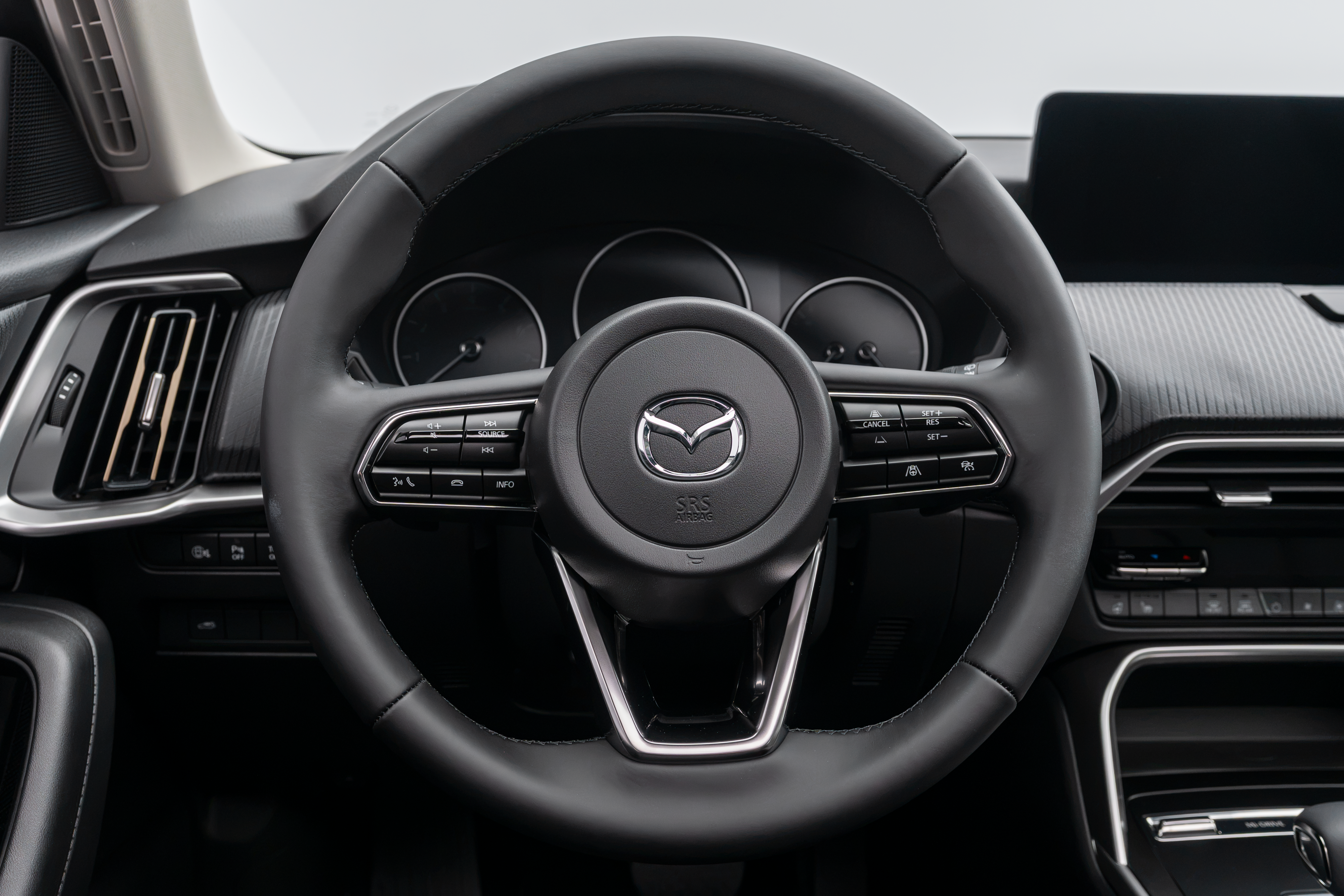 Mazda CX-90 steering wheel view