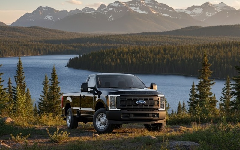 2025 Black Ford F-350 Super Duty