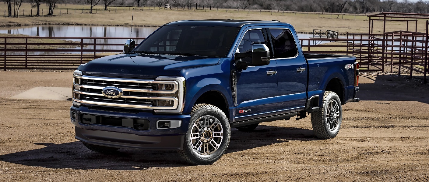 2025 Blue Ford Super Duty