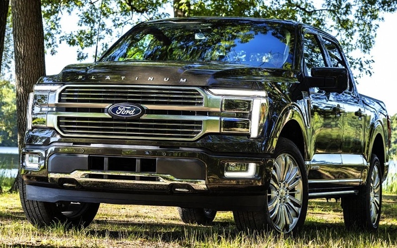 2025 Black Ford F-150 Platinium