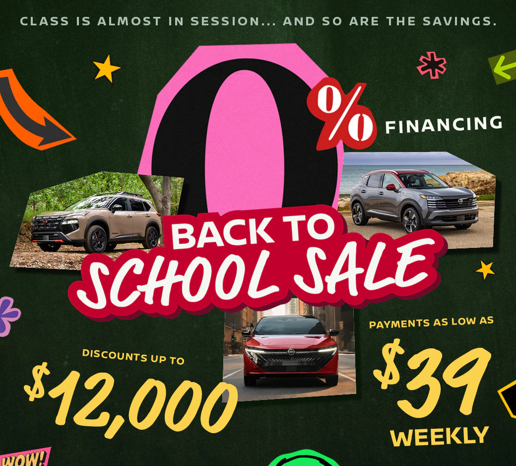 Go Nissan South Back To School Sale