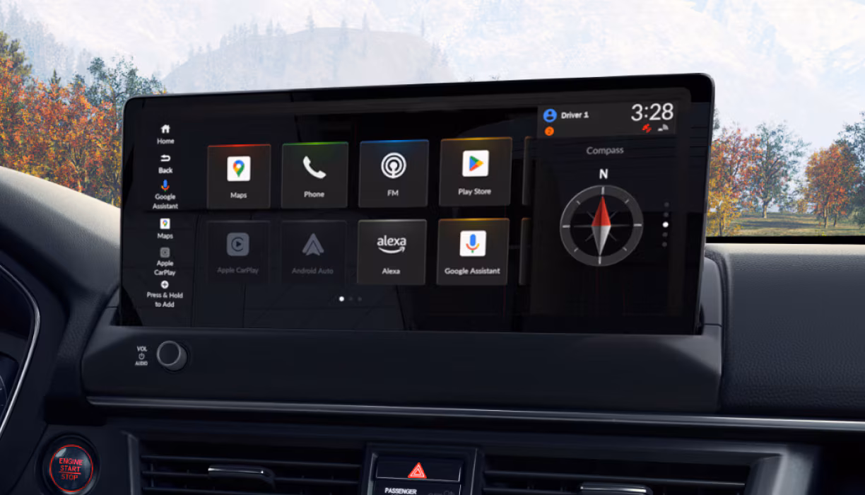 2026 Honda Pilot 12.3-inch touchscreen display.