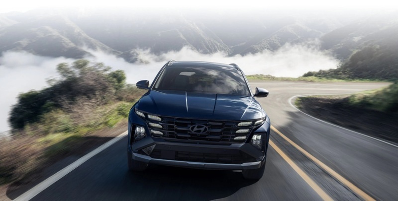 2025 Blue Hyundai Tucson