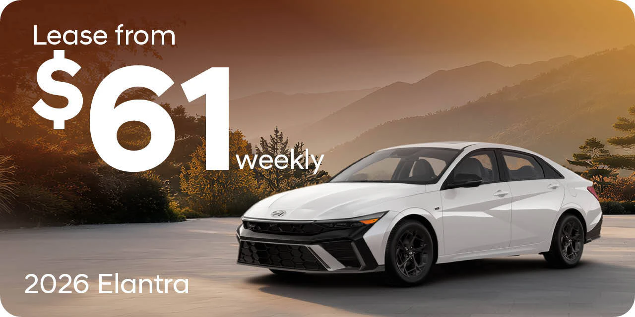 2026 Elantra - Lease from $61 Weekly