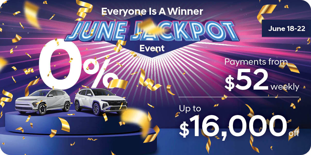 Northstar Hyundai June Jackpot Event from June 18-22. Get payments from $52 weekly, up to $16,000 off and more!