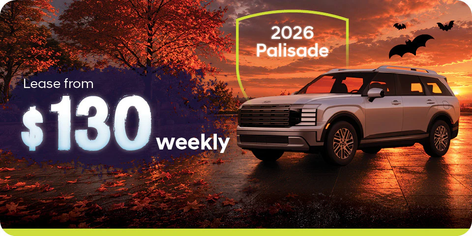 2026 Palisade | Lease from $130 weekly