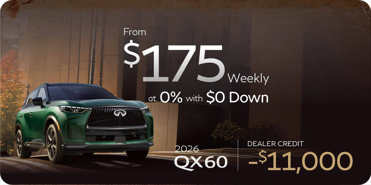 QX60 from $175 Weekly