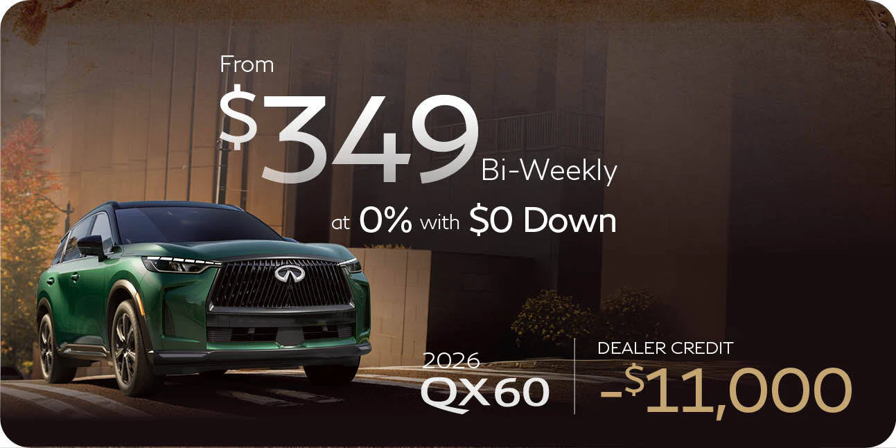Infiniti QX60: Lease from $349