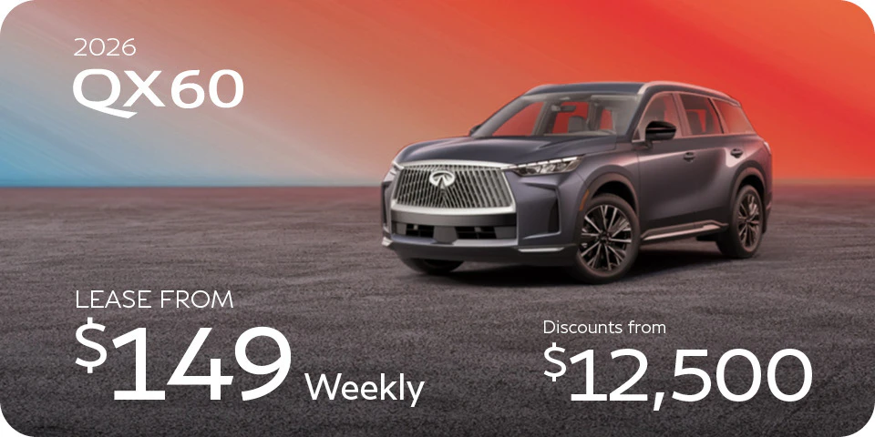 Infiniti South Edmonton's Model Line up with monthly offers. Featuring QX80, QX65, Qx60 and QX50