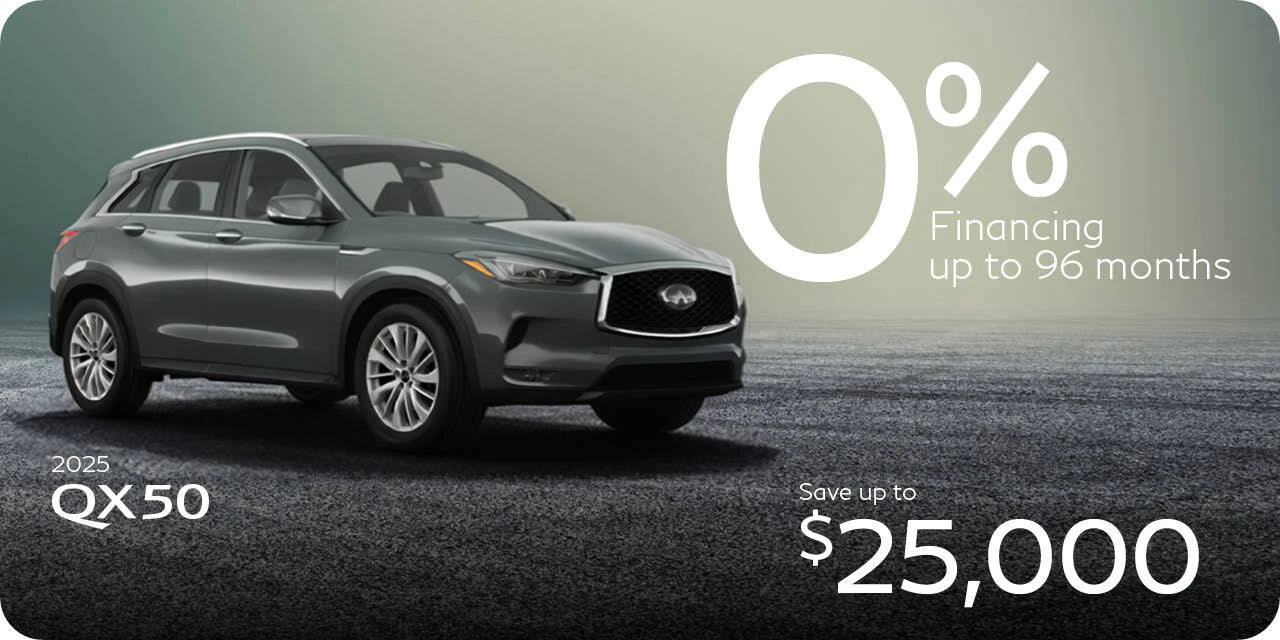 2025 QX50 | 0% Financing up to 96 Months | Up to $25,000 off
