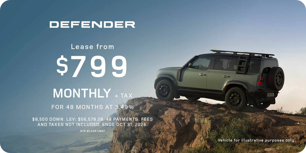 2026 Land Rover Defender | Lease from $799 monthly + tax