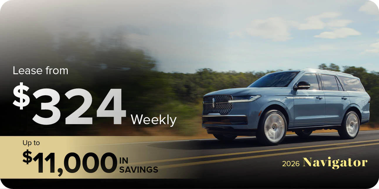 Lease the 2026 Navigator from $324 weekly or get up to $11,000 in savings at Merlin Lincoln in Saskatoon, SK.