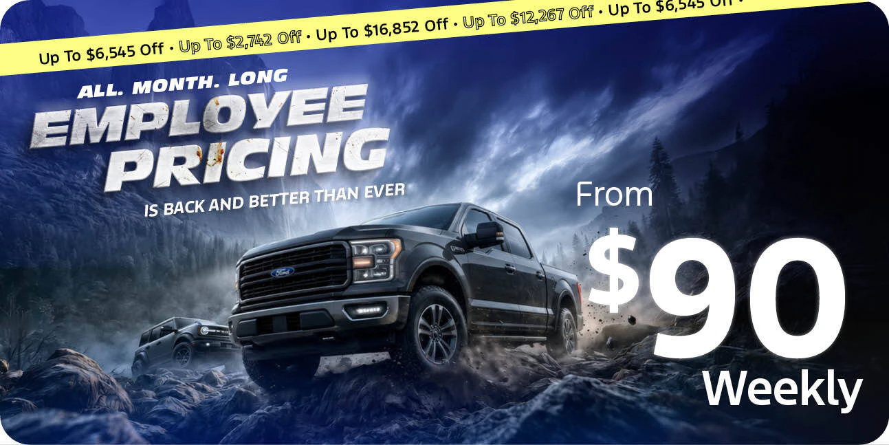 Employee Pricing on at MGM Ford