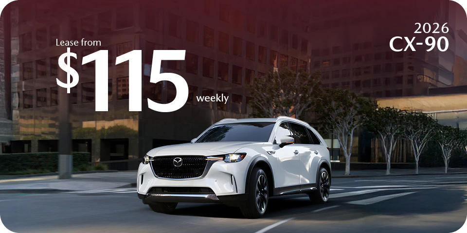 White 2026 CX-90 from $115 Weekly in Edmonton, AB