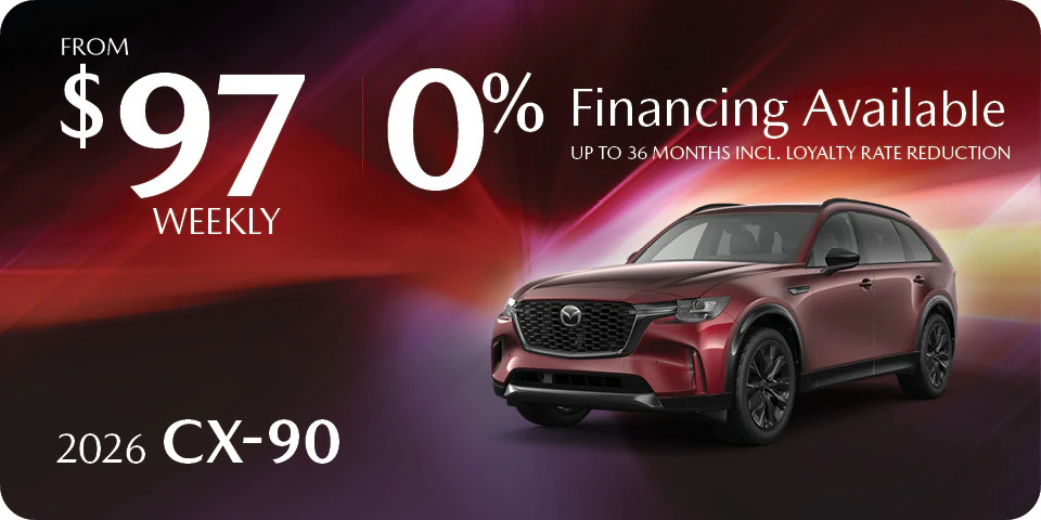 2026 CX-90 | From $97 Weekly | 0% Financing Available