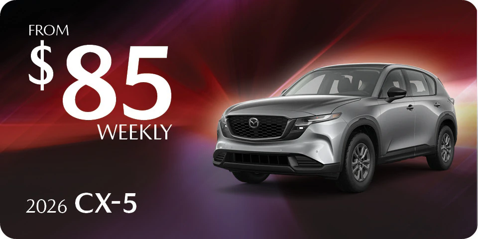 2026 CX-5 | From $85 weekly