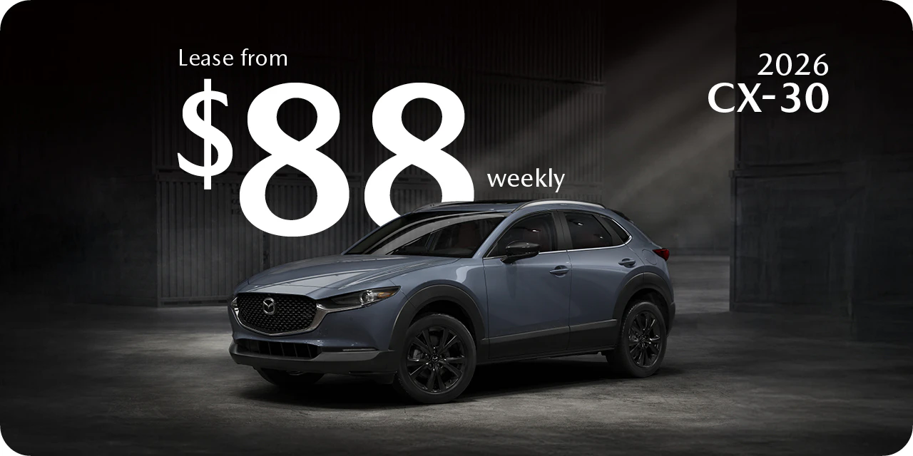 2026 CX-30. Lease From $88 weekly.