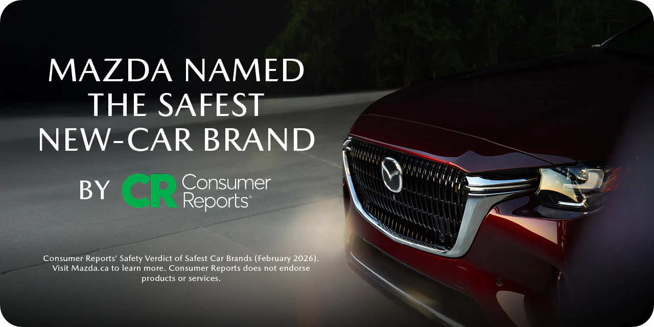 Mazda named the safest new-car brand by Consumer Reports.