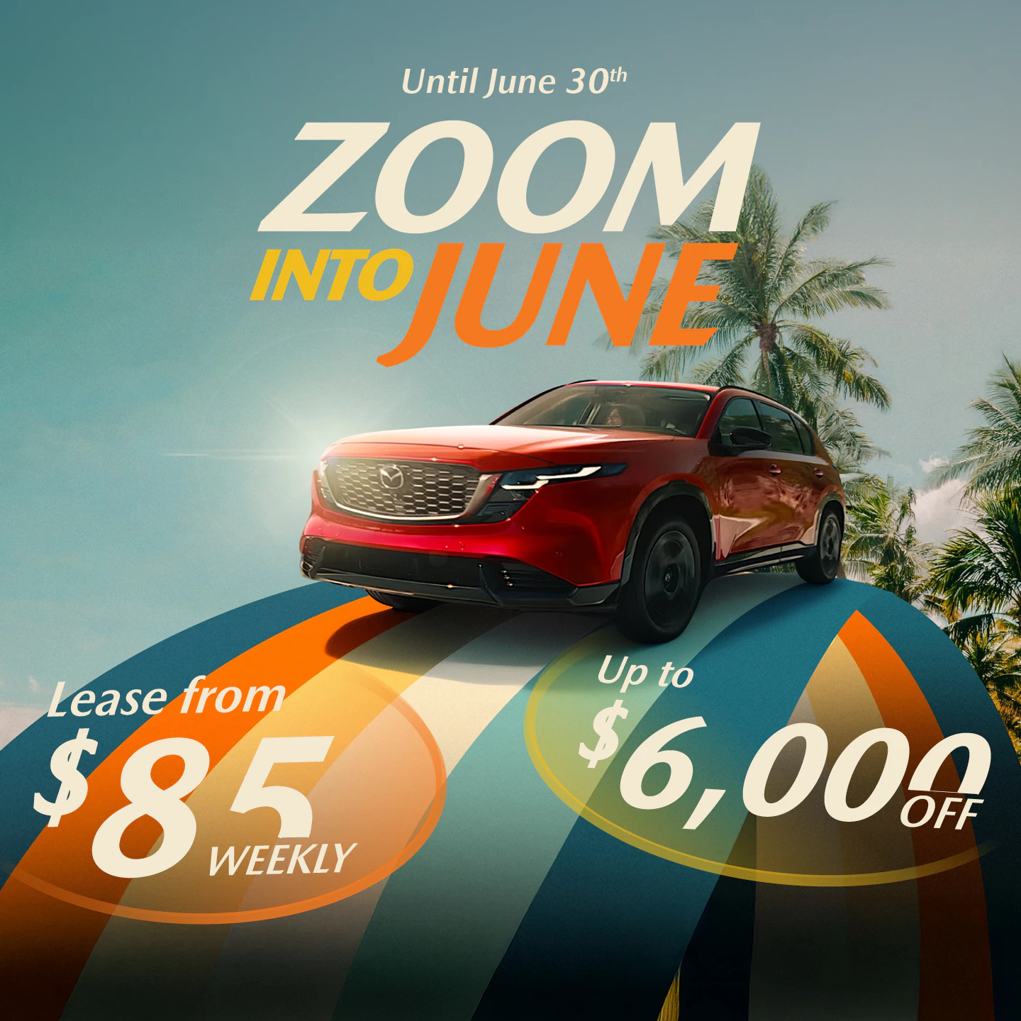 Zoom Into June. Lease from 85$ weekly or up to $6,000 off at Go Mazda, Edmonton AB.