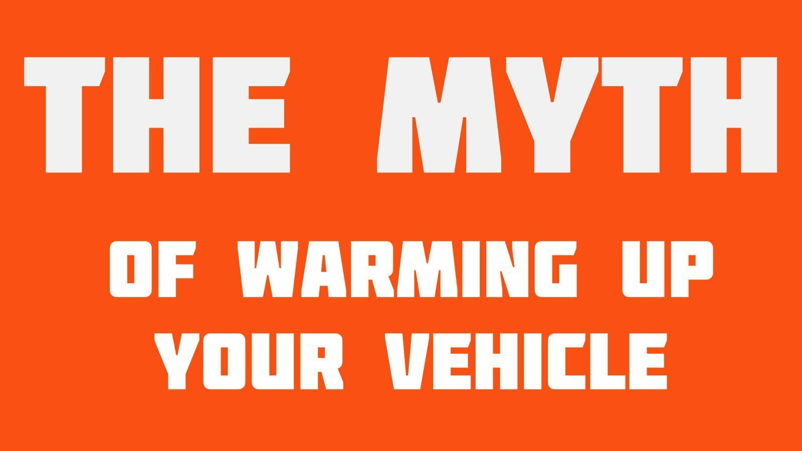 Should You Warm up Your Engine by Letting Your Car Idle in the Winter?