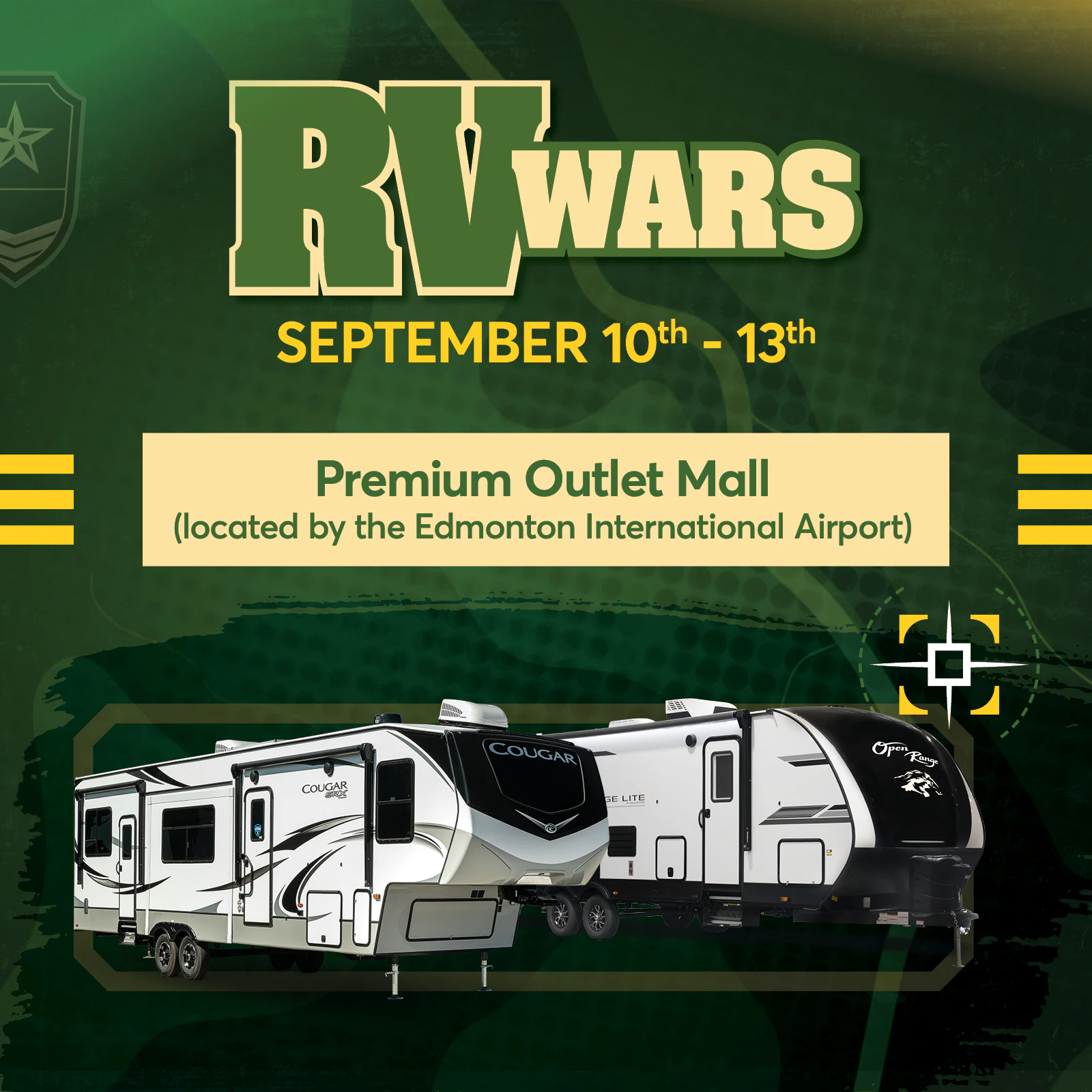 Go RV, September offers, September 10-13th, At the Premium Outlet Mall, Payments from $29 weekly