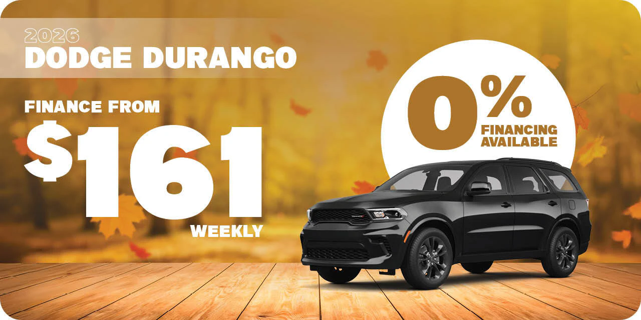 2026 Dodge Durango | Finance from $161 weekly | 0% Financing Available