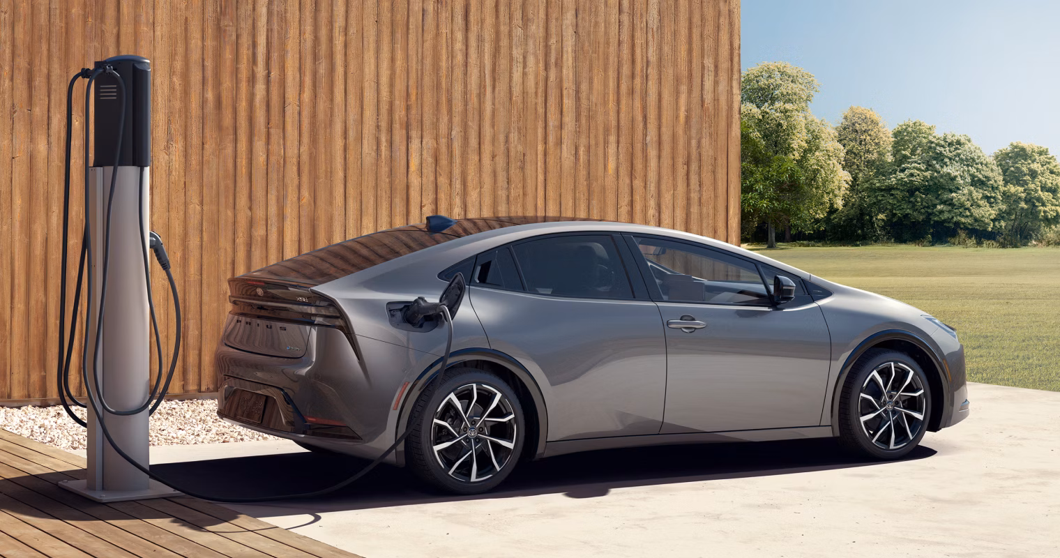 Toyota on the Trail - 2026 Prius Plug-In Hybrid at charging station