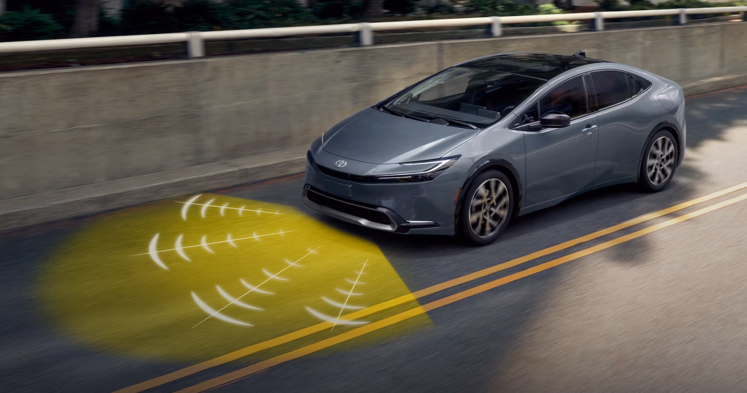 Toyota on the Trail - 2026 Prius Plug-In Hybrid safety graphic