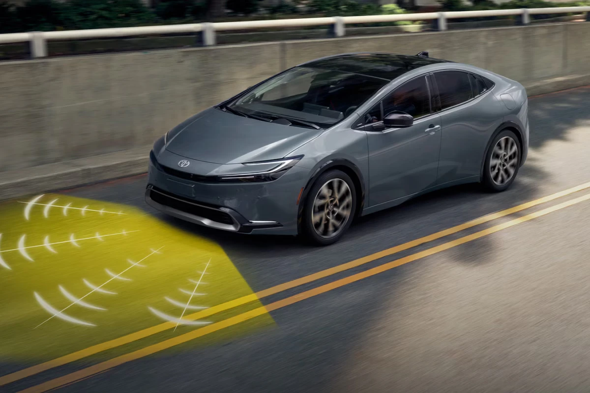 Toyota on the Trail - 2026 Prius Plug-In Hybrid safety graphic