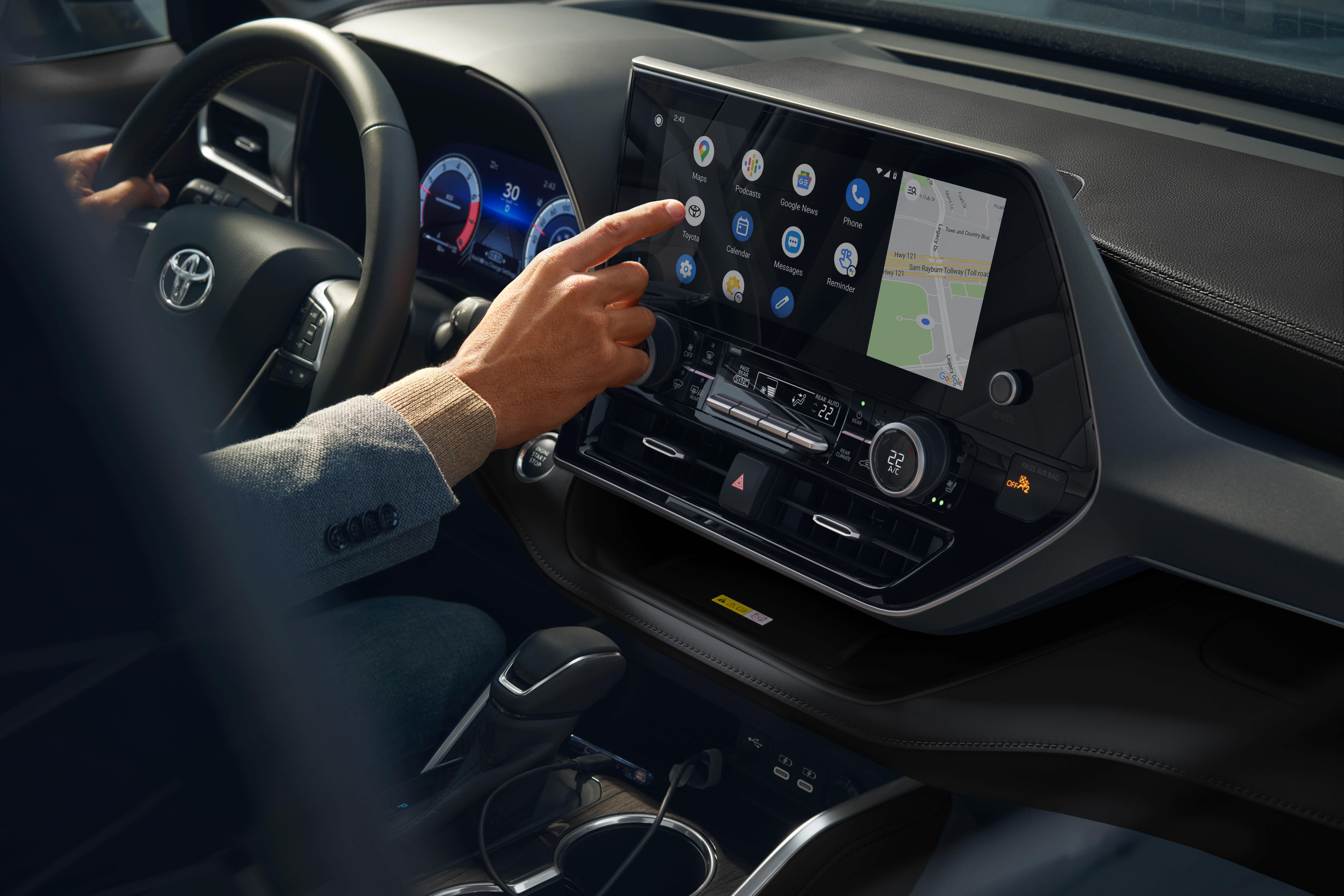 2026 Highlander premium interior screen