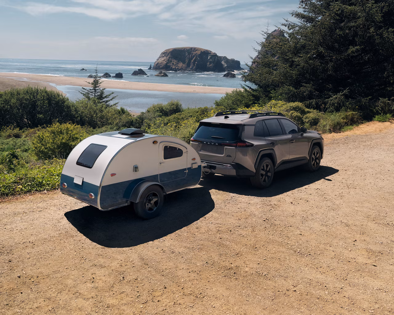2026 RAV4 Woodland towing trailer